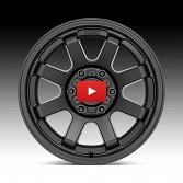 KMC Trail KM723 Satin Black Custom Wheels Rims 4